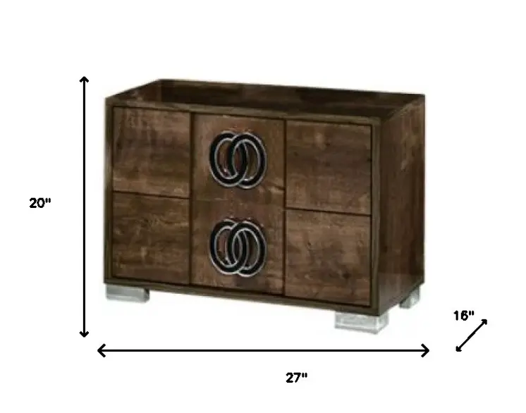 20" Wood Nightstand