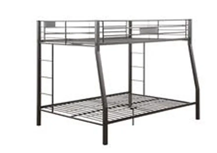 Black Twin Over Full Bunk Bed