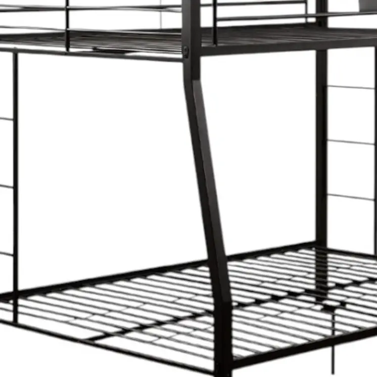 Black Twin Over Full Bunk Bed