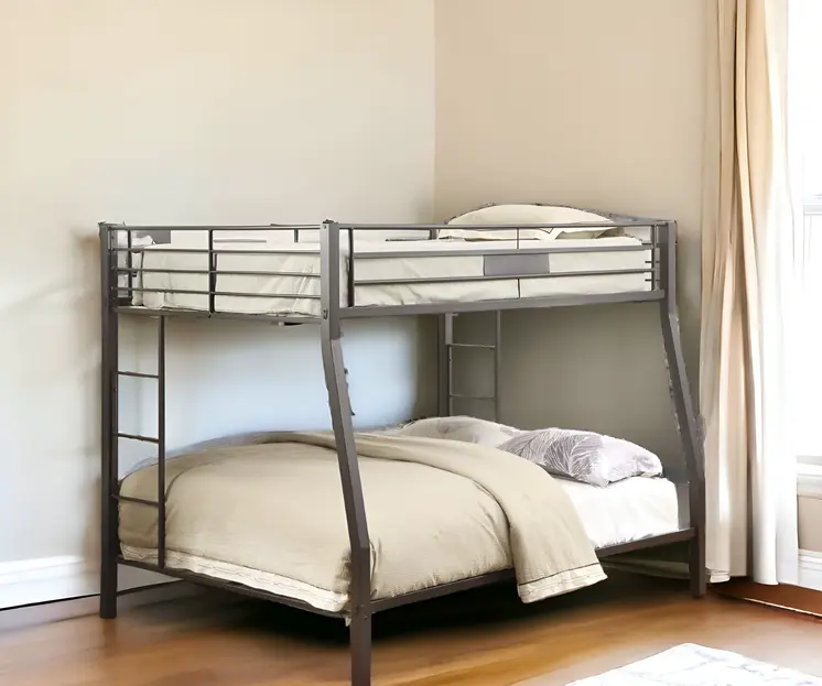 Black Twin Over Full Bunk Bed