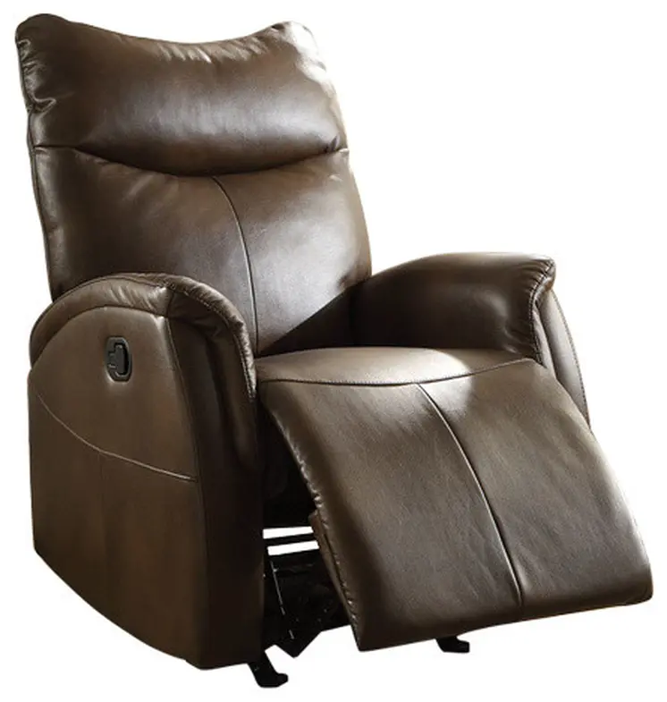 30" X 36" X 41" Brown Leather-Aire Motion Recliner