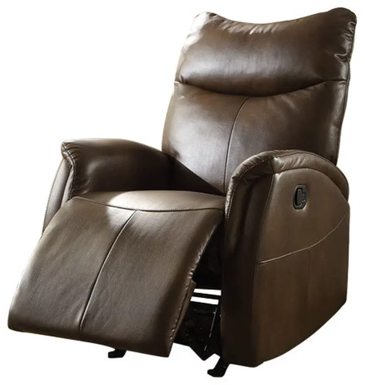 30" X 36" X 41" Brown Leather-Aire Motion Recliner