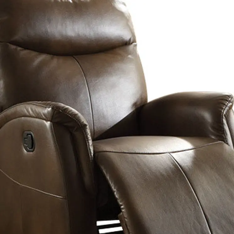 30" X 36" X 41" Brown Leather-Aire Motion Recliner