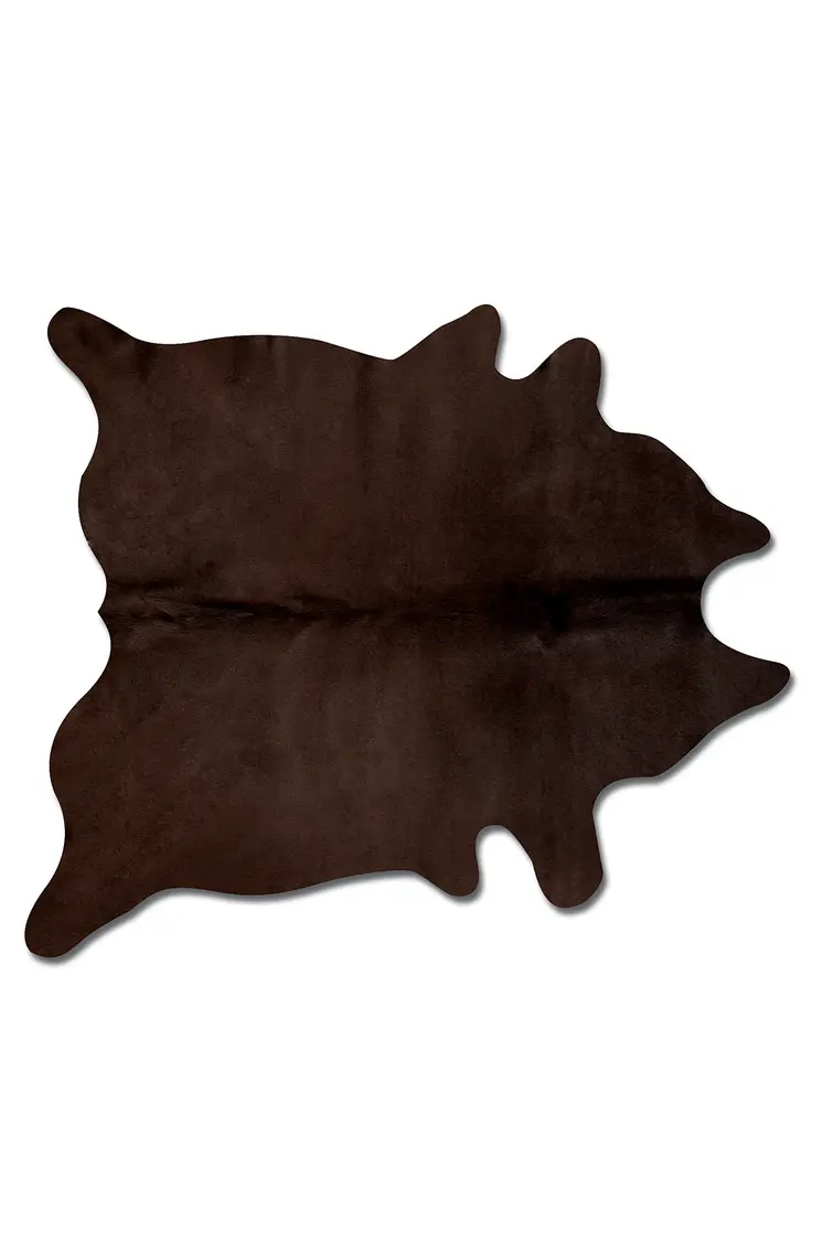 6' X 7' Chocolate Cowhide Area Rug