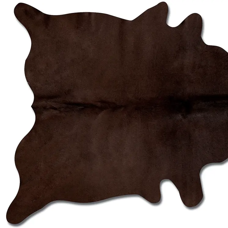 6' X 7' Chocolate Cowhide Area Rug