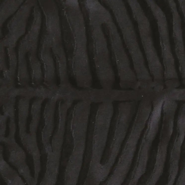 6' X 7' Black Cowhide Handmade Area Rug