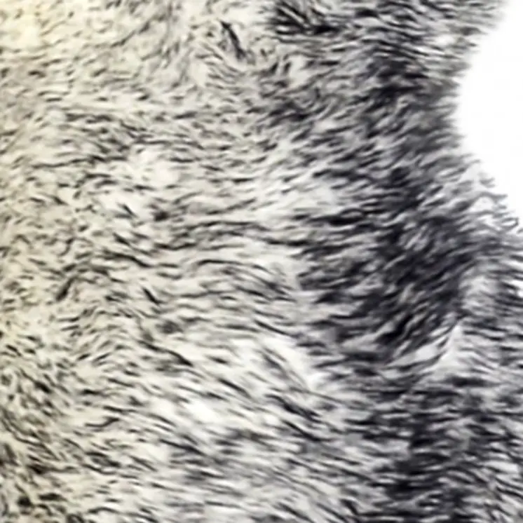 4' X 6' Gray Genuine Sheepskin Handmade Area Rug