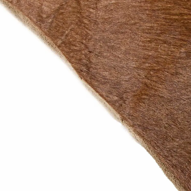 18 X 18 Brown Cowhide Throw Pillow