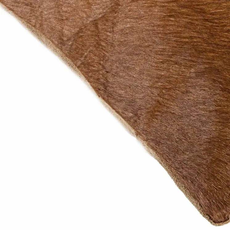 18 X 18 Brown Cowhide Throw Pillow