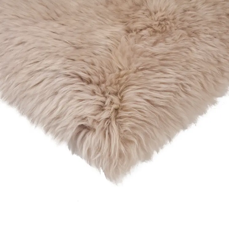 17" X 2" Taupe Synthetic Solid Color Pad