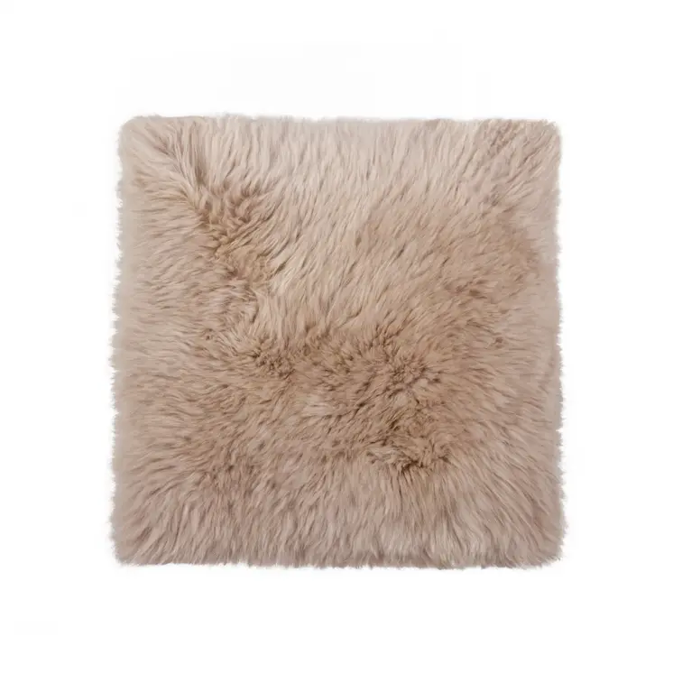 17" X 2" Taupe Synthetic Solid Color Pad