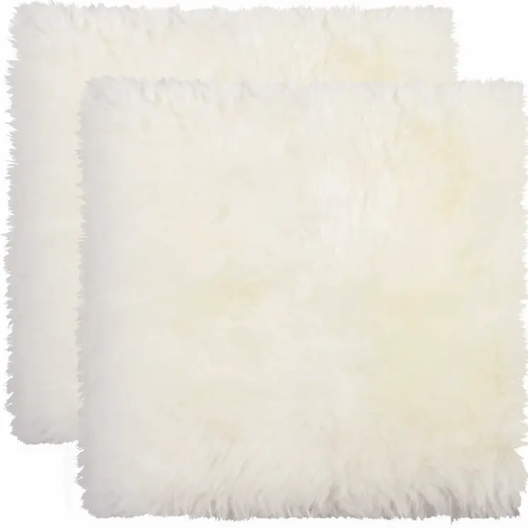 17" X 17" Off White Synthetic Solid Color Pad