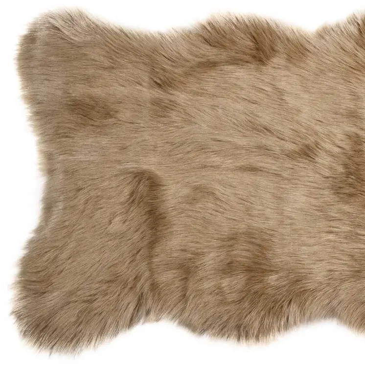 2' X 3' Tan Shag Area Rug