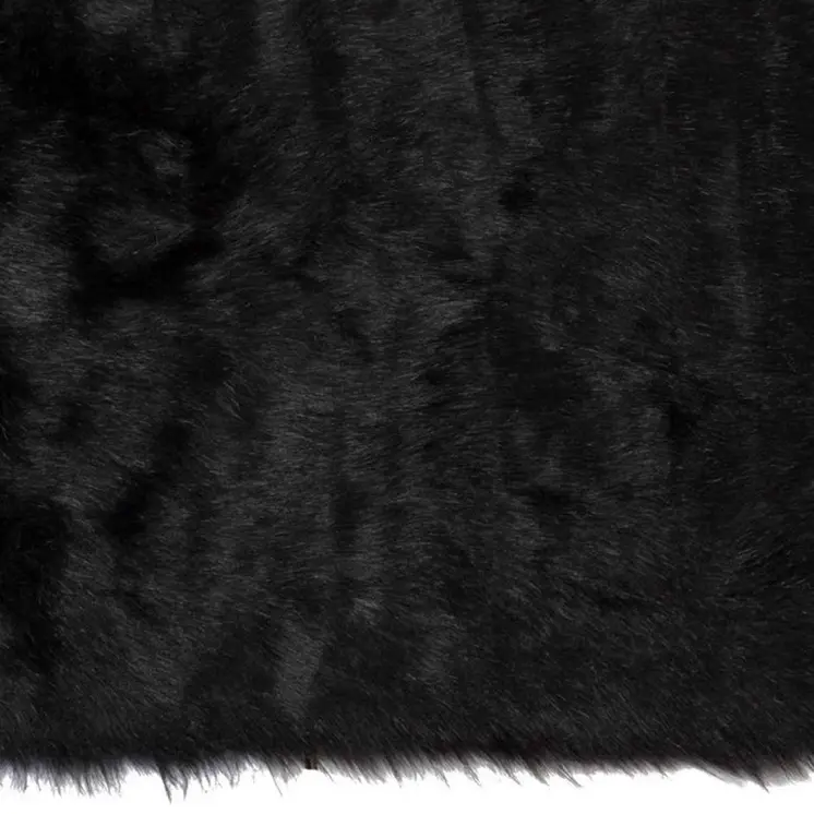 3' X 5' Black Shag Area Rug