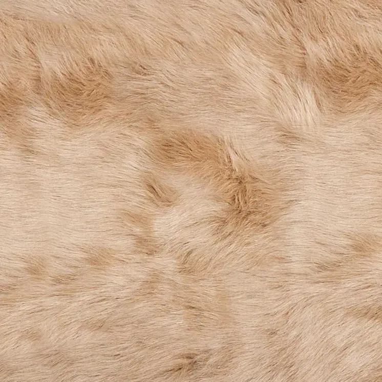 5' X 8' Off White Shag Area Rug