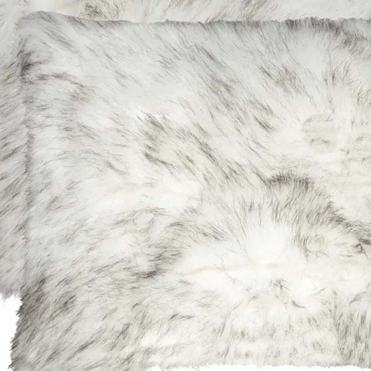 12" X 20" X 5" Gradient Gray Faux  Pillow 2 Pack