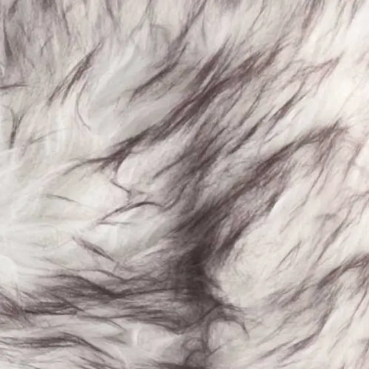 Set of Two 12" X 20" Chocolate Faux Fur Throw Pillow