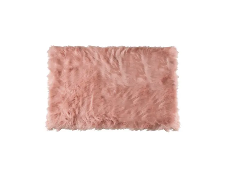 2' X 3' Dusty Rose Shag Area Rug