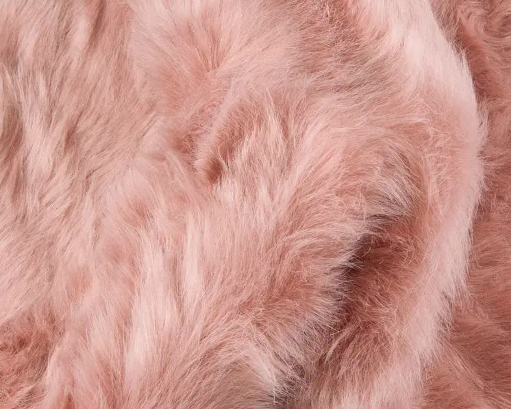 2' X 3' Dusty Rose Shag Area Rug