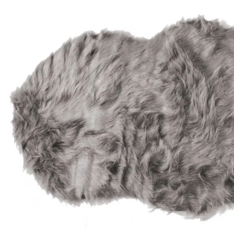 6' Gray Shag Area Rug