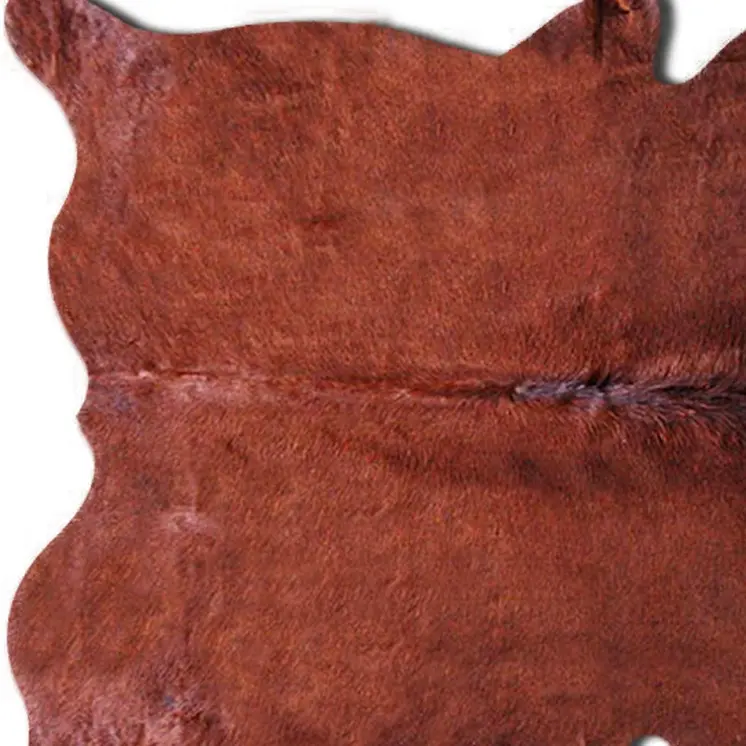 5' X 7' Brown Cowhide Cowhide Print Area Rug