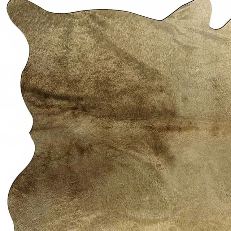 5' X 7' Taupe Cowhide Cowhide Print Area Rug