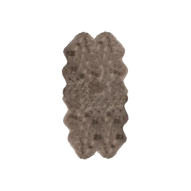 5' X 7' Brown And Black Cowhide Area Rug