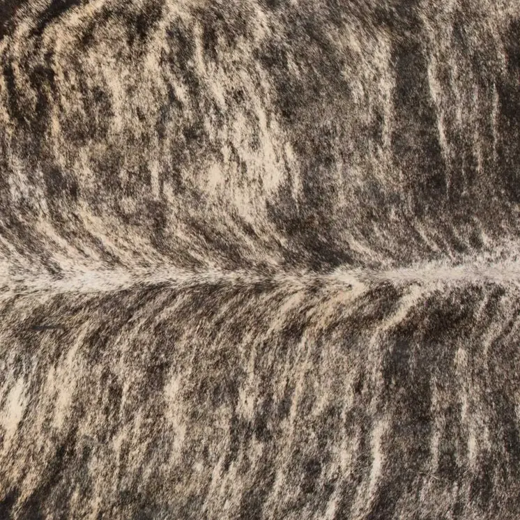 5' X 7' Brown And Black Cowhide Area Rug