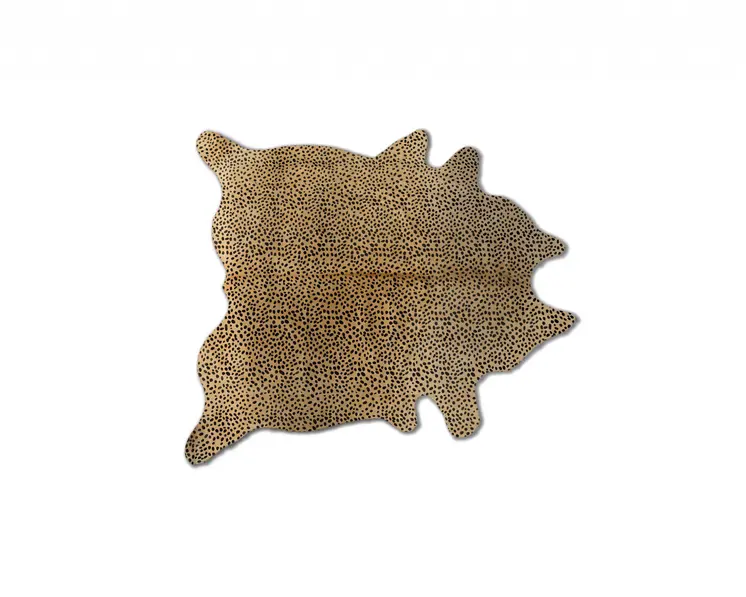 5' X 7' Brown And Black Cowhide Area Rug