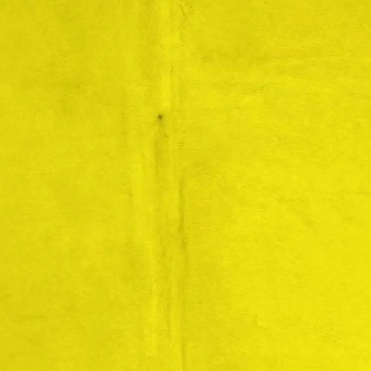 5' X 7' Yellow Cowhide Area Rug