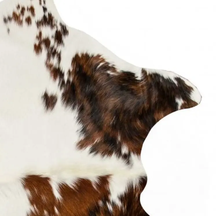 5' X 7' Brown And White Cowhide Area Rug