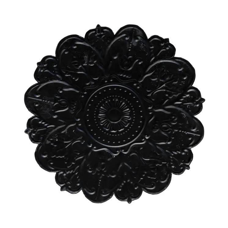 28" X 28" Gray Metal Novelty