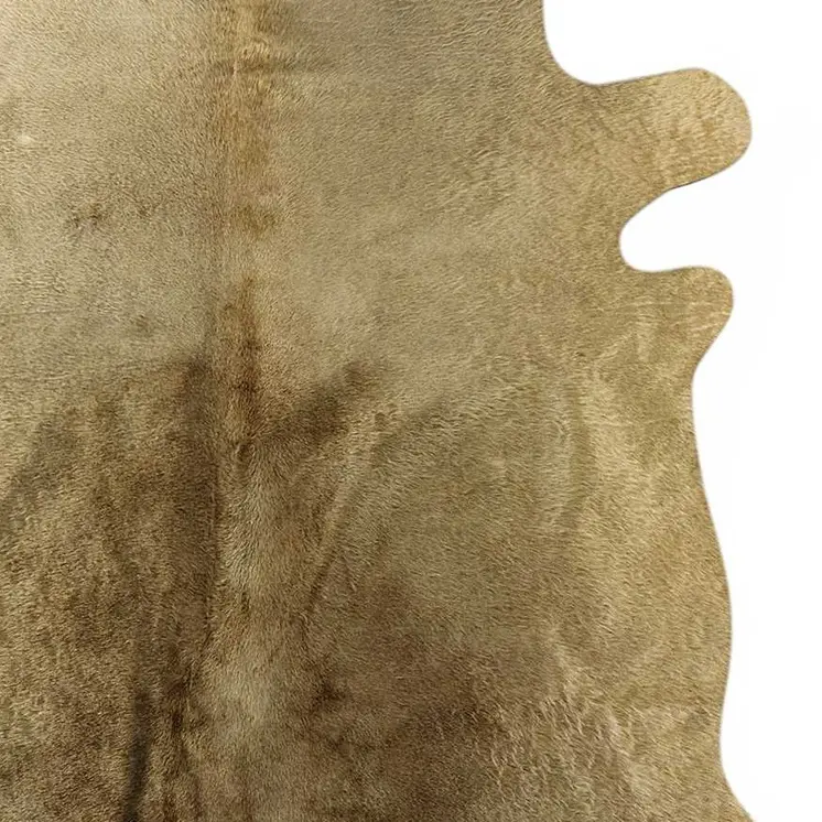 6' X 7' Taupe Cowhide Cowhide Print Area Rug