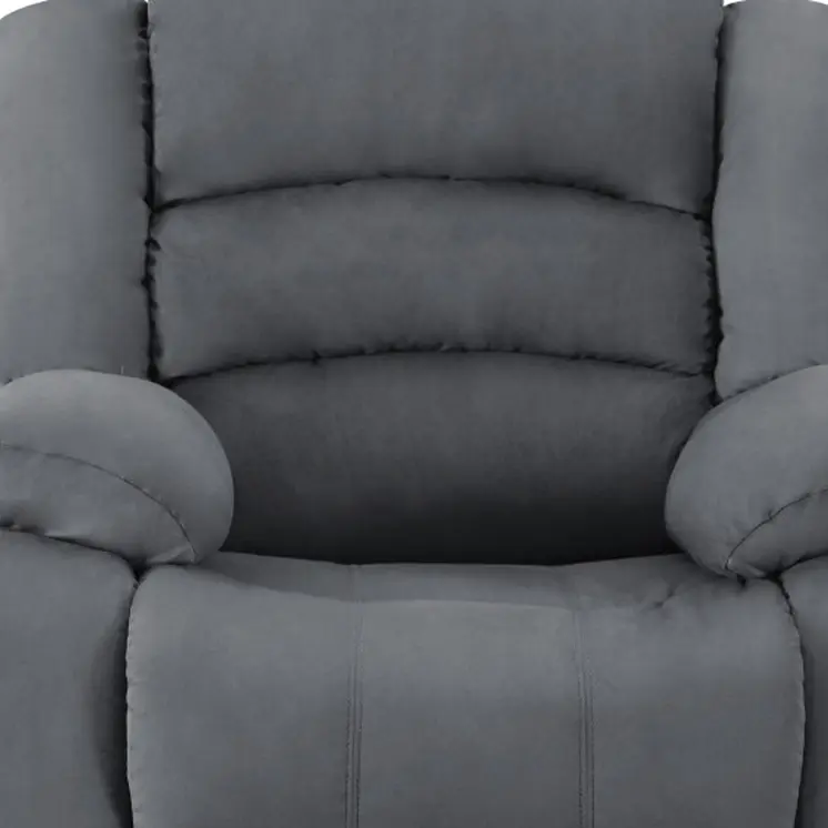 40" Contemporary Grey Fabric Chair