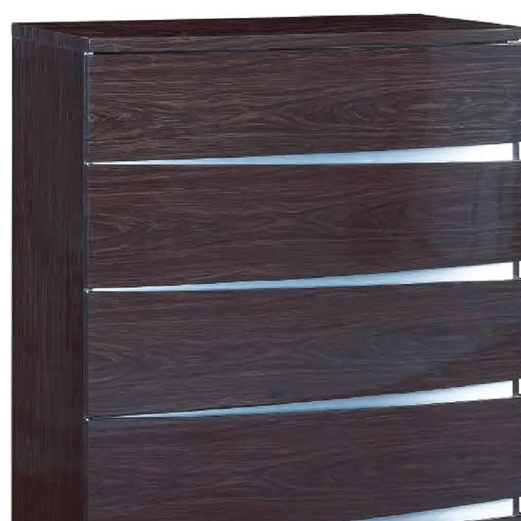 32" Exquisite Wenge High Gloss Chest