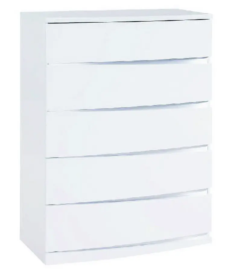 32" Exquisite White High Gloss Chest