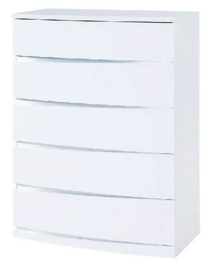 32" Exquisite White High Gloss Chest