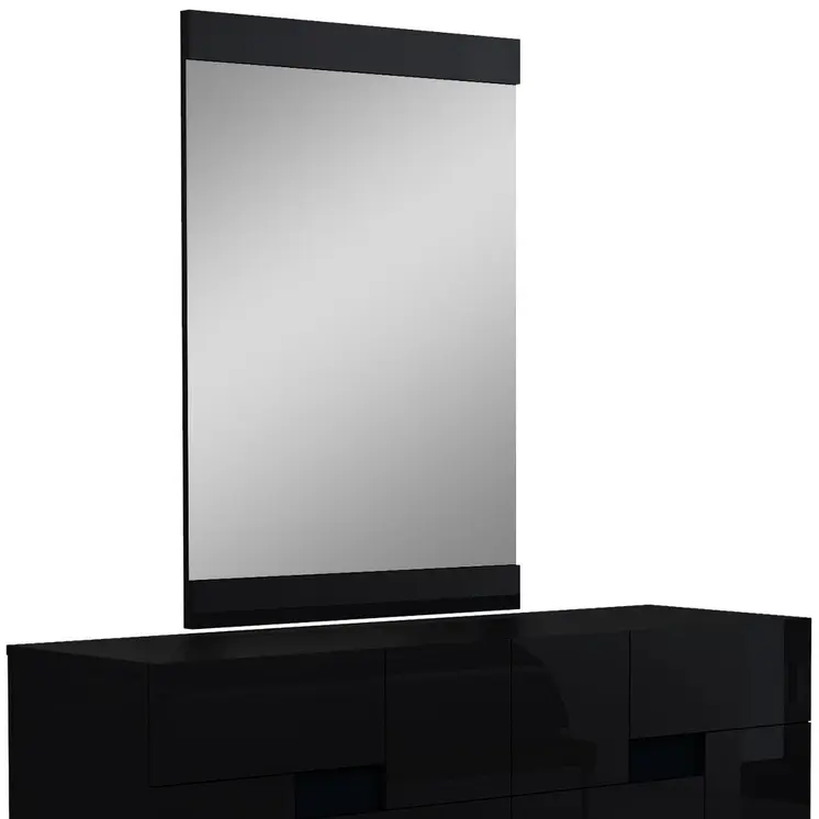 30" Superb Black High Gloss Dresser