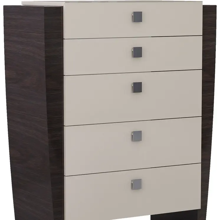 48" Refined Beige High Gloss Chest