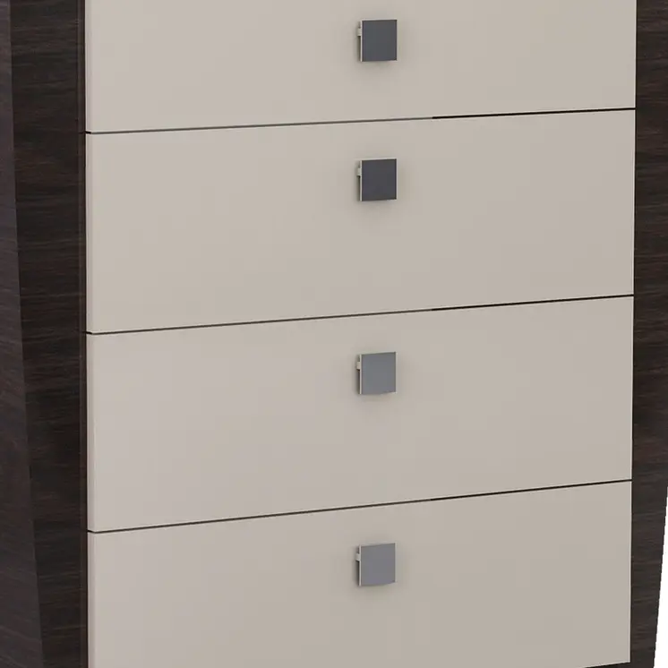 48" Refined Beige High Gloss Chest