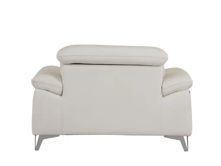 51" Gray Chair and a Half