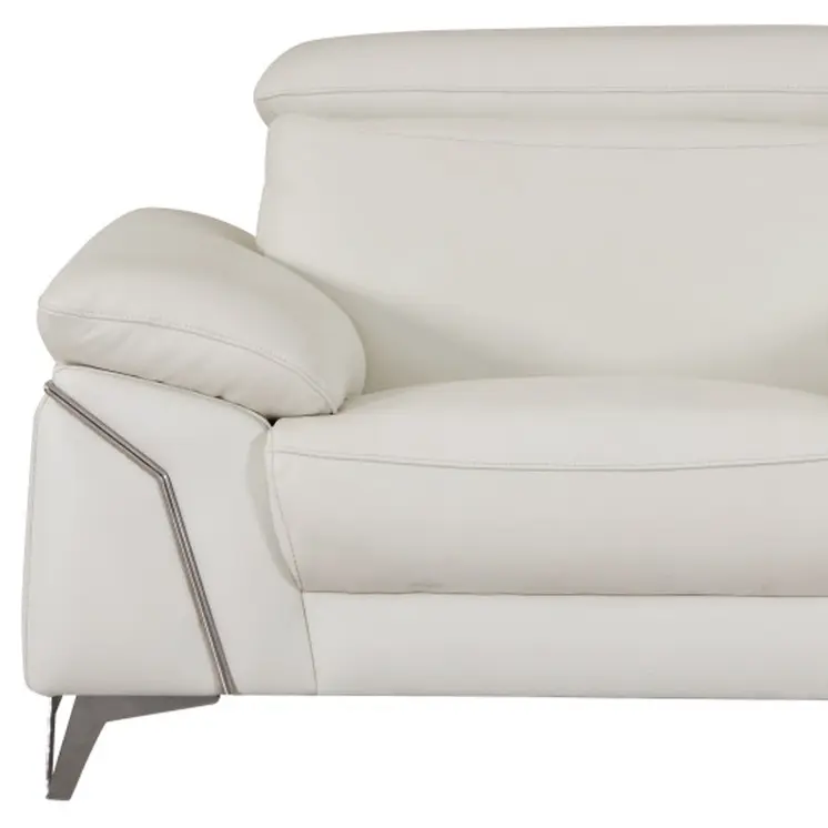 51" Gray Chair and a Half