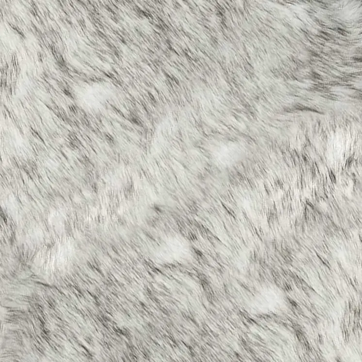 6' Gray Shag Area Rug
