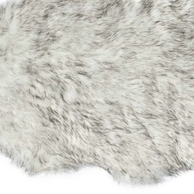 6' Gray Shag Area Rug