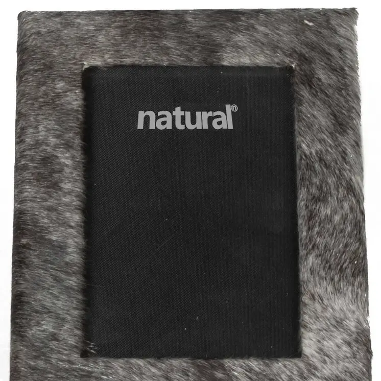 8" X 10" Grey   Cowhide   5" X 7" Picture Frame
