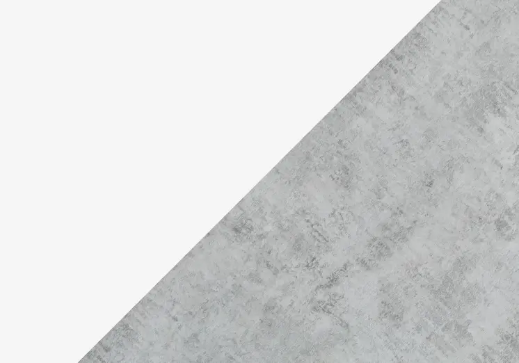 36" Gray and White Abstract Console Table With Shelves