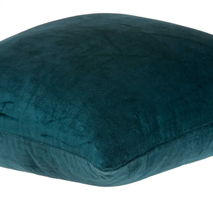 Super Soft Teal Solid Color Decorative Accent Pillow