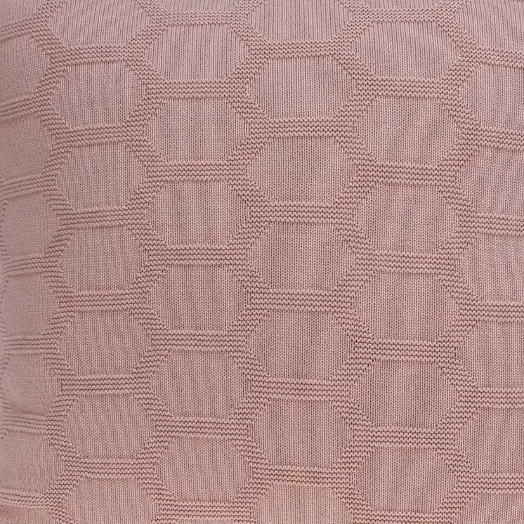 20" X 7" X 20" Transitional Pink Pillow Cover With Poly Insert