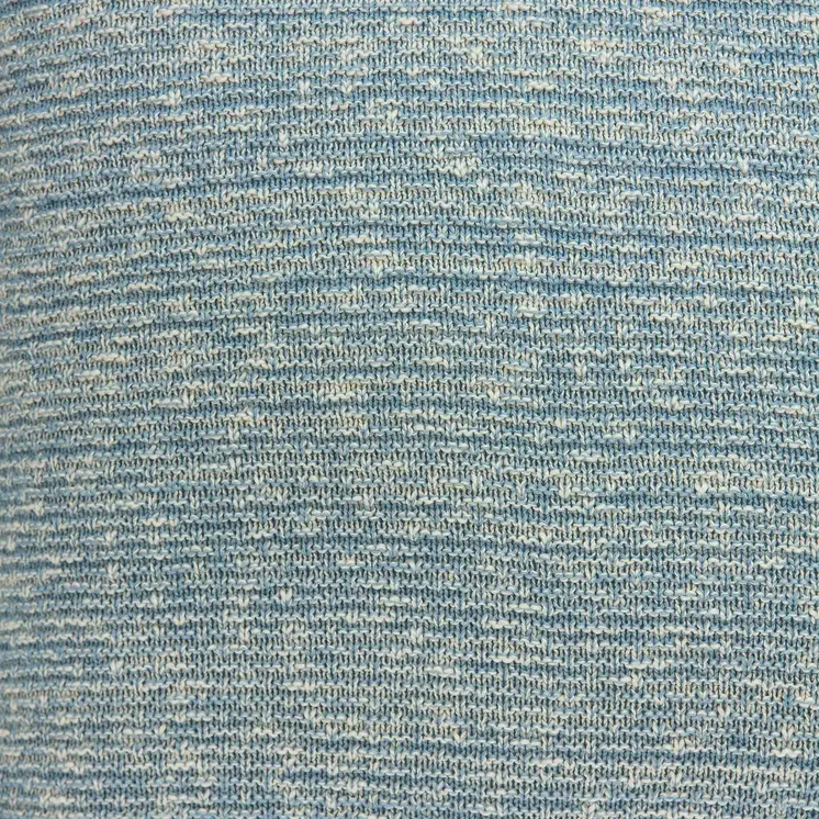 20" Aqua Teal Woven Cotton Blend Throw Pillow