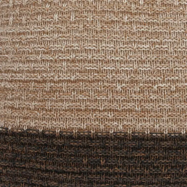 Warm Brown And Cream Decorative Accent Pillow